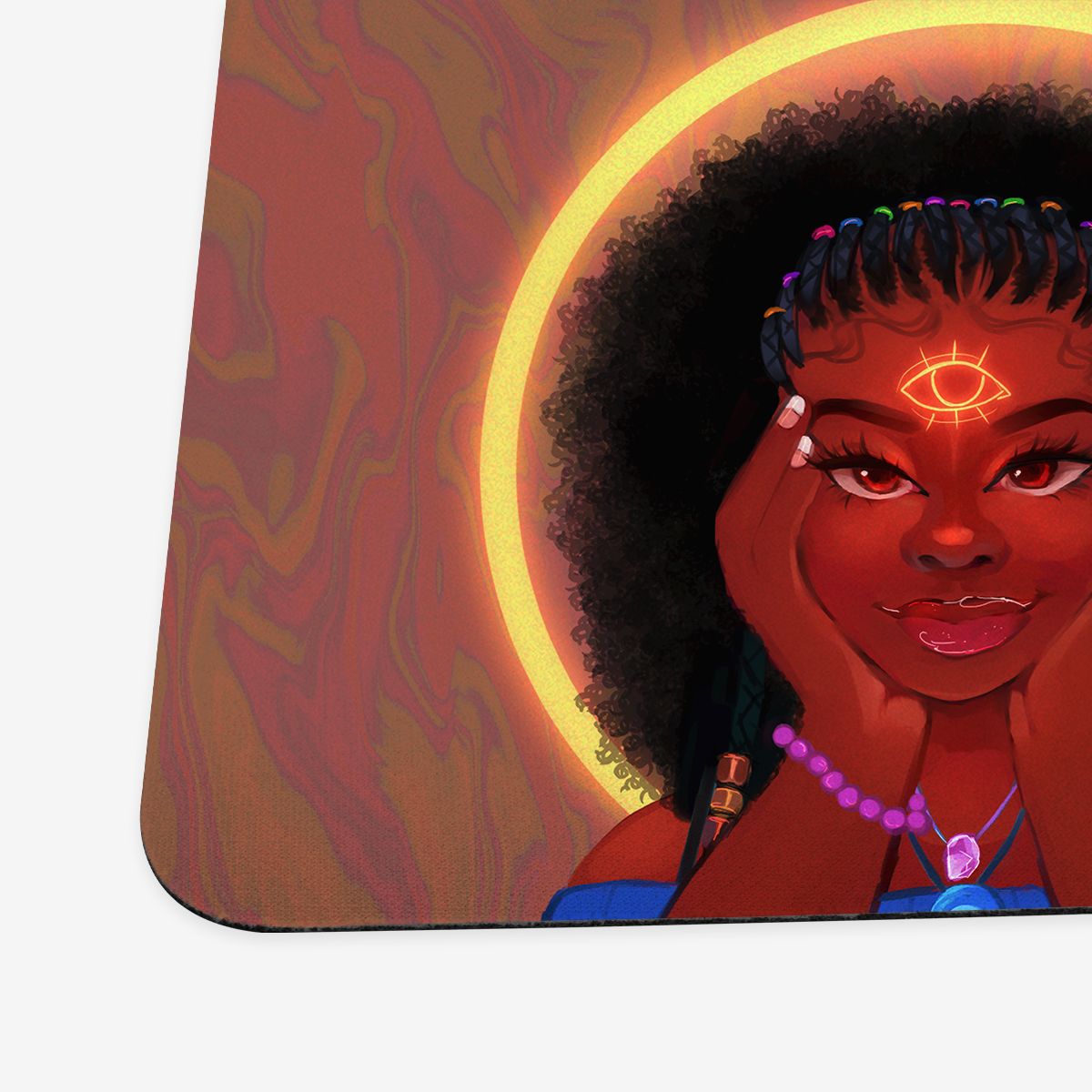Two To Look One To See Playmat - Premium Playmat from Inked Gaming - Just $34.99! Shop now at Game Crave Tournament Store