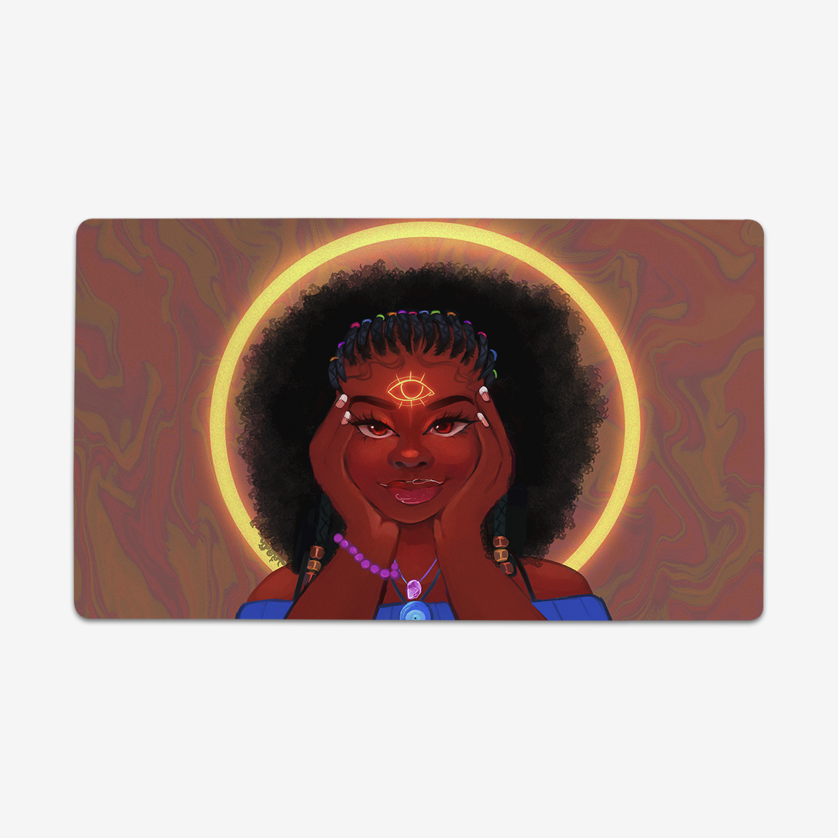 Two To Look One To See Playmat - Premium Playmat from Inked Gaming - Just $34.99! Shop now at Game Crave Tournament Store
