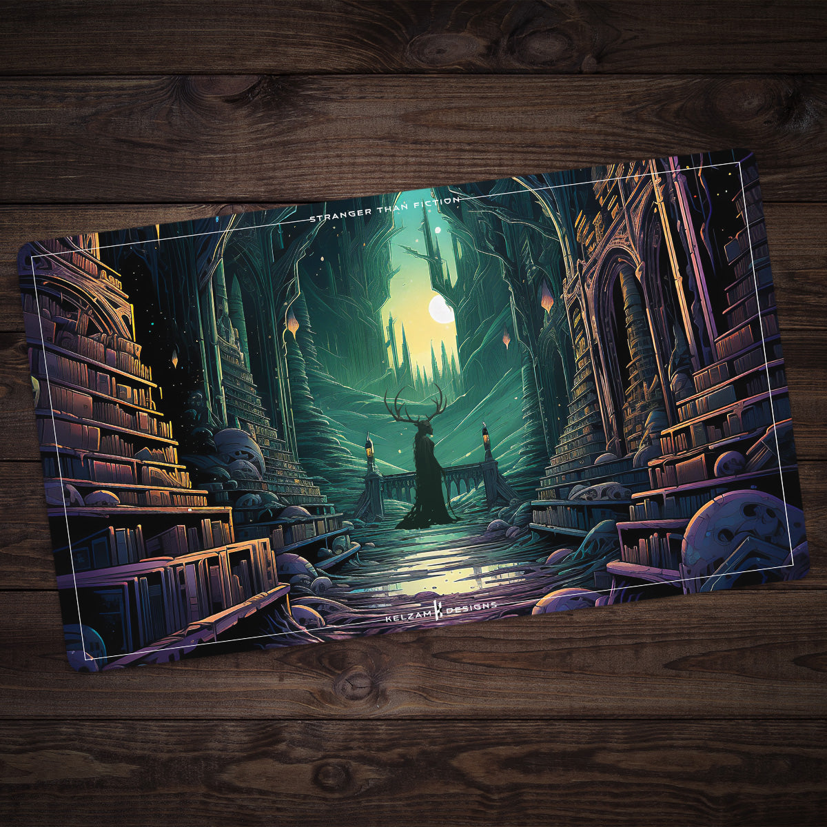 Stranger Than Fiction Playmat - Premium Playmat from Inked Gaming - Just $34.99! Shop now at Game Crave Tournament Store