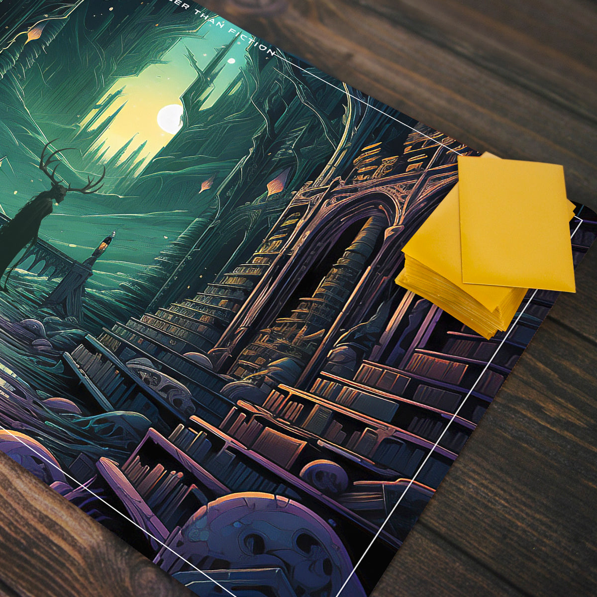 Stranger Than Fiction Playmat - Premium Playmat from Inked Gaming - Just $34.99! Shop now at Game Crave Tournament Store