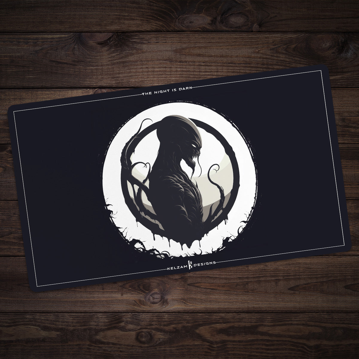 The Night Is Dark Playmat - Premium Playmat from Inked Gaming - Just $34.99! Shop now at Game Crave Tournament Store