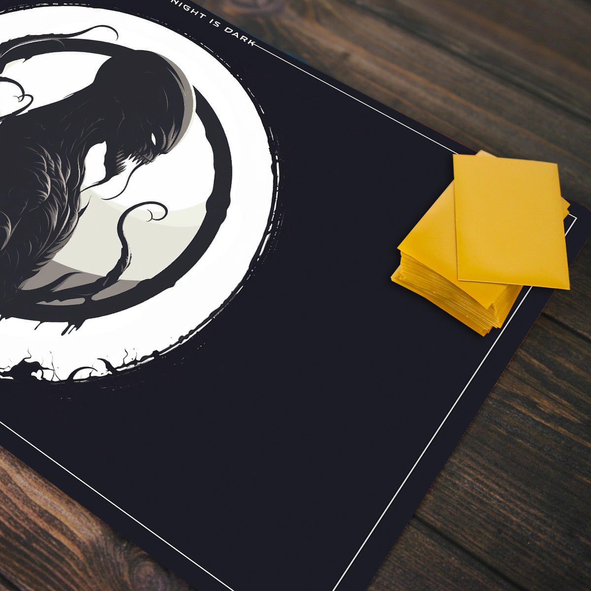 The Night Is Dark Playmat - Premium Playmat from Inked Gaming - Just $34.99! Shop now at Game Crave Tournament Store