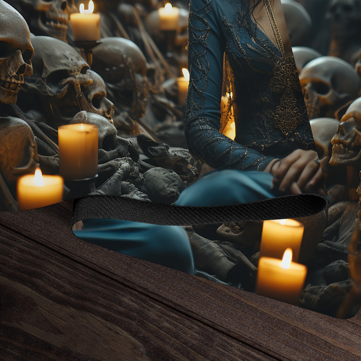 Skull Priestess Playmat - Premium Playmat from Inked Gaming - Just $34.99! Shop now at Game Crave Tournament Store