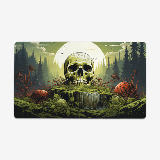 Skull Stump Playmat - Premium Playmat from Inked Gaming - Just $34.99! Shop now at Game Crave Tournament Store