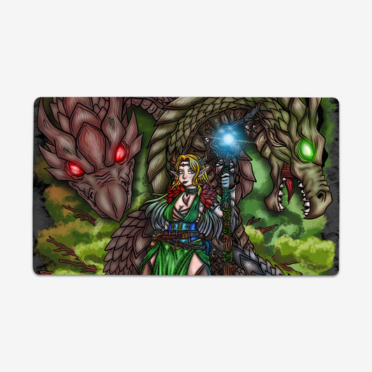 Wood Dragon Druid Playmat - Premium Playmat from Inked Gaming - Just $34.99! Shop now at Game Crave Tournament Store