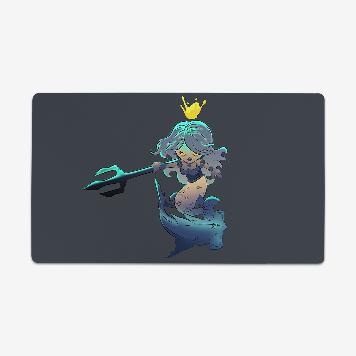 Warrior Mermaid Queen Playmat - Premium Playmat from Inked Gaming - Just $34.99! Shop now at Game Crave Tournament Store