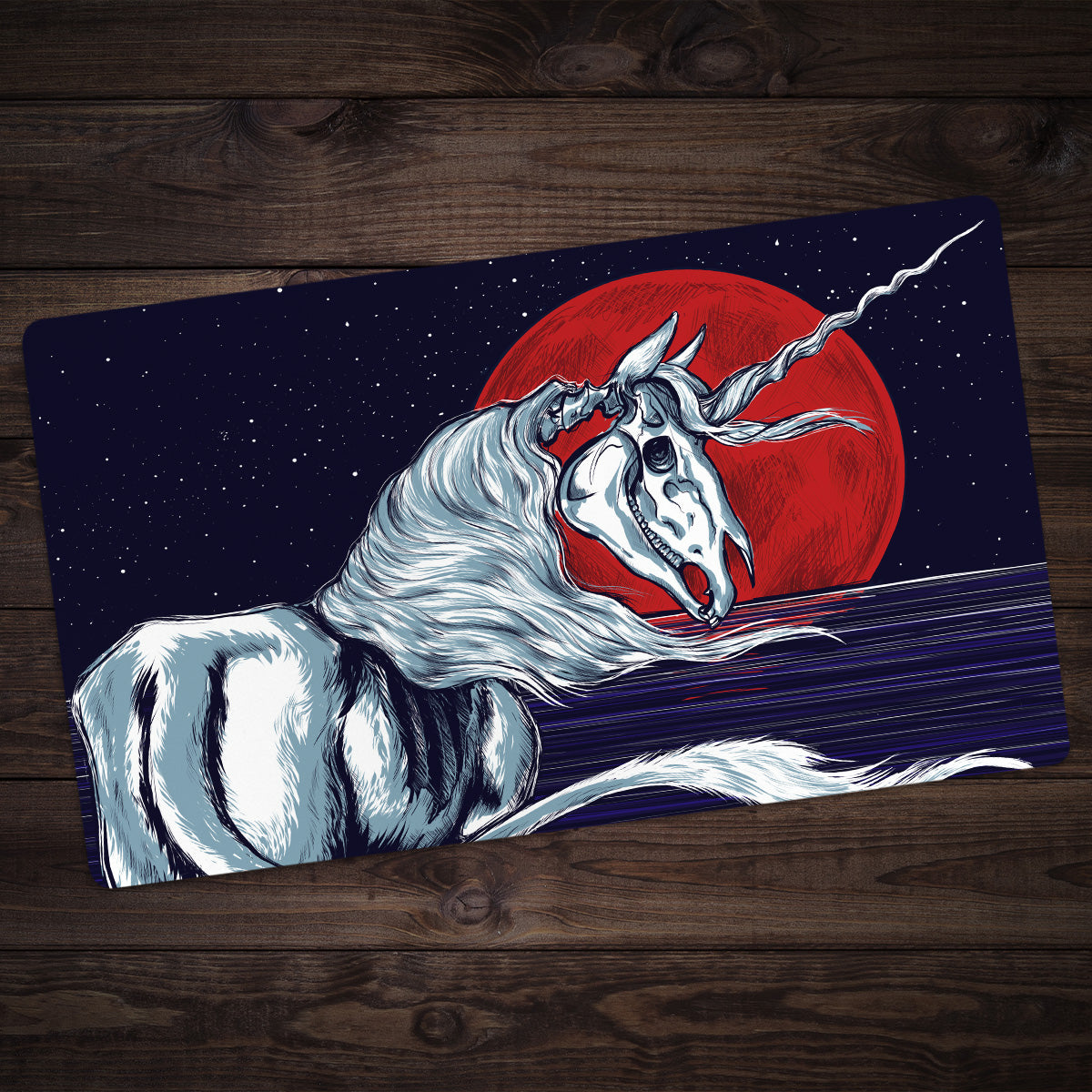 Zombie Unicorn Playmat - Premium Playmat from Inked Gaming - Just $34.99! Shop now at Game Crave Tournament Store