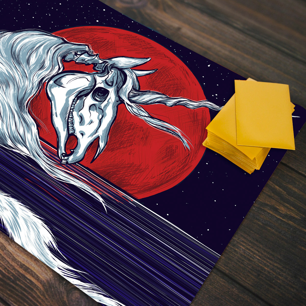 Zombie Unicorn Playmat - Premium Playmat from Inked Gaming - Just $34.99! Shop now at Game Crave Tournament Store