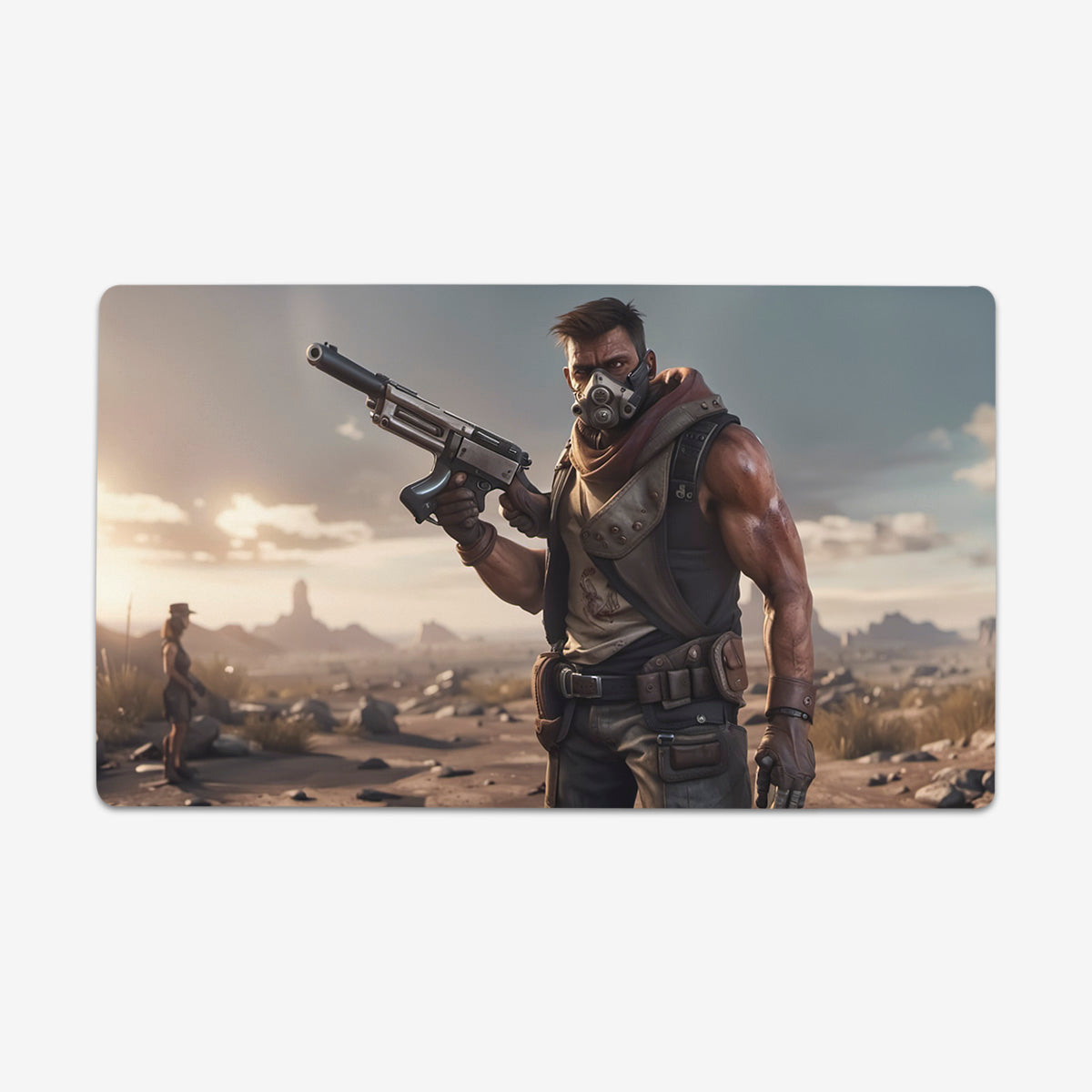 The Wastelands True Nightmare Playmat - Premium Playmat from Inked Gaming - Just $34.99! Shop now at Game Crave Tournament Store