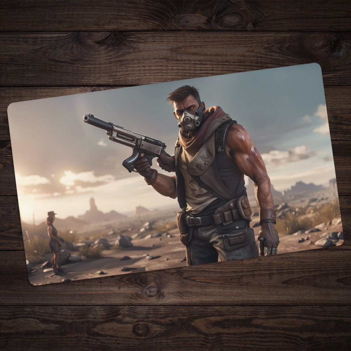 The Wastelands True Nightmare Playmat - Premium Playmat from Inked Gaming - Just $34.99! Shop now at Game Crave Tournament Store