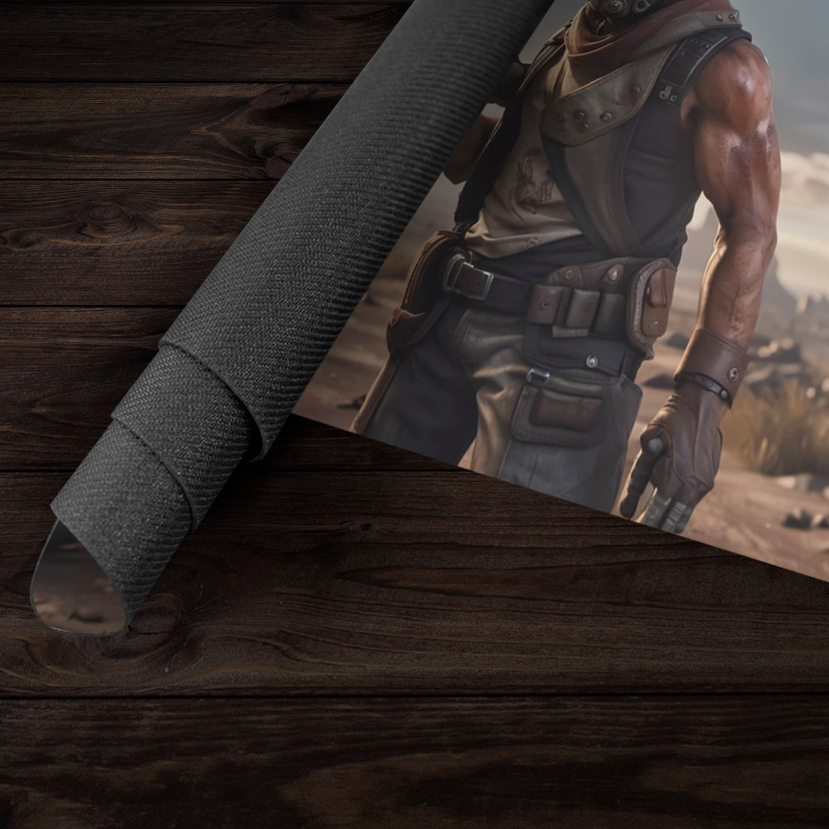 The Wastelands True Nightmare Playmat - Premium Playmat from Inked Gaming - Just $34.99! Shop now at Game Crave Tournament Store