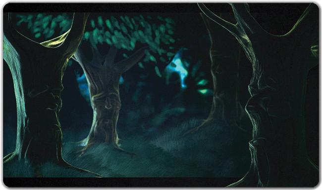 The Whispering Wood Playmat - Premium Playmat from Inked Gaming - Just $34.99! Shop now at Game Crave Tournament Store