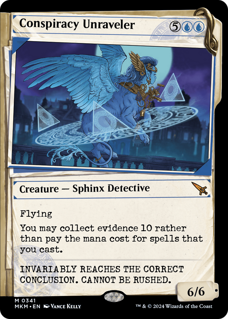 Conspiracy Unraveler (MKM-341) - Murders at Karlov Manor: (Showcase) - Premium MTG Single from Wizards of the Coast - Just $0.25! Shop now at Game Crave Tournament Store