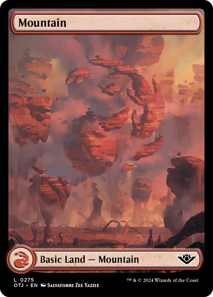 Mountain (OTJ-275) - Outlaws of Thunder Junction - Premium MTG Single from Wizards of the Coast - Just $0.25! Shop now at Game Crave Tournament Store