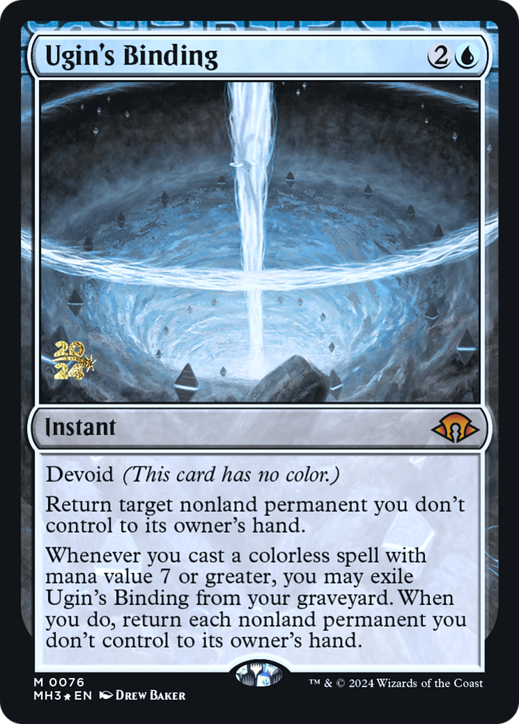 Ugin's Binding (PMH3-76S) - Modern Horizons 3 Promos Foil - Premium MTG Single from Wizards of the Coast - Just $2.04! Shop now at Game Crave Tournament Store