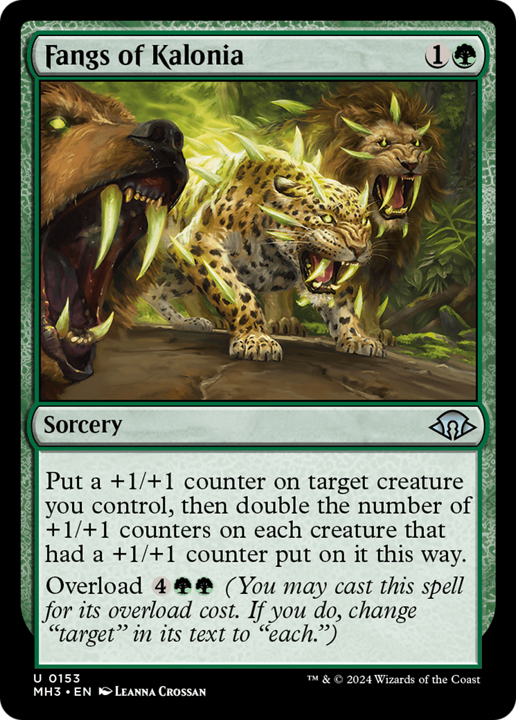 Fangs of Kalonia (MH3-153) - Modern Horizons 3 - Premium MTG Single from Wizards of the Coast - Just $0.25! Shop now at Game Crave Tournament Store