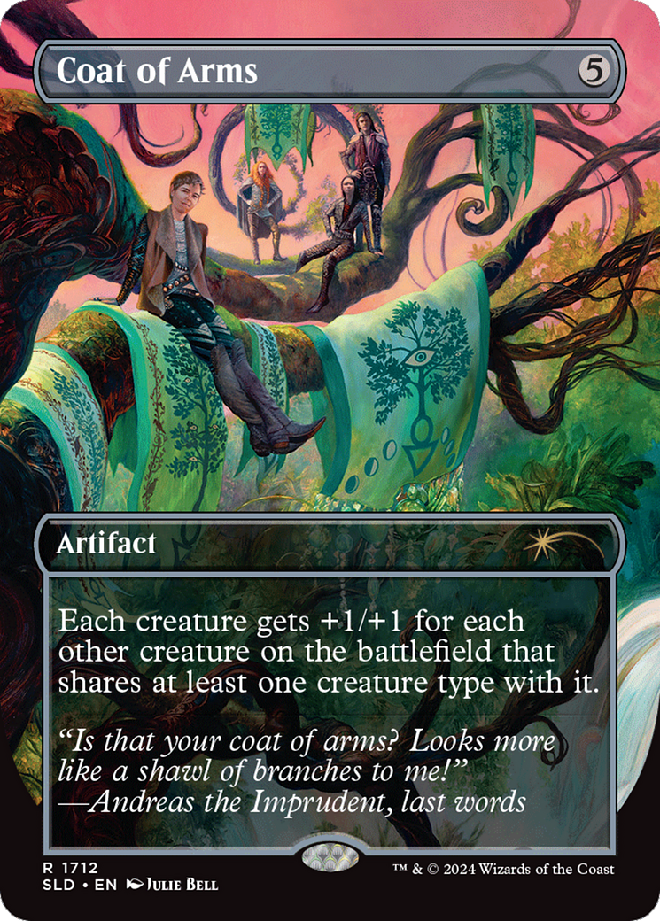 Coat of Arms (SLD-1712) - Secret Lair Drop (Borderless) - Premium MTG Single from Wizards of the Coast - Just $16.90! Shop now at Game Crave Tournament Store