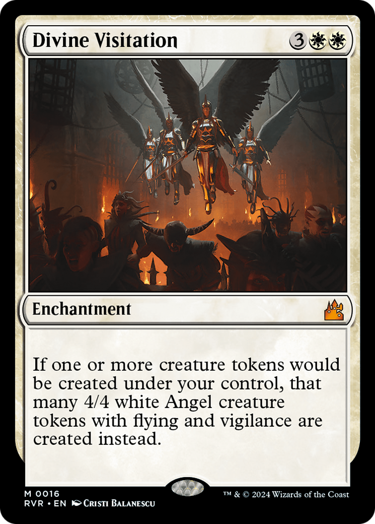 Divine Visitation (RVR-016) - Ravnica Remastered Foil - Premium MTG Single from Wizards of the Coast - Just $5.83! Shop now at Game Crave Tournament Store