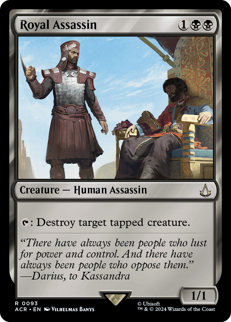 Royal Assassin (ACR-093) - Assassin's Creed - Premium MTG Single from Wizards of the Coast - Just $0.26! Shop now at Game Crave Tournament Store