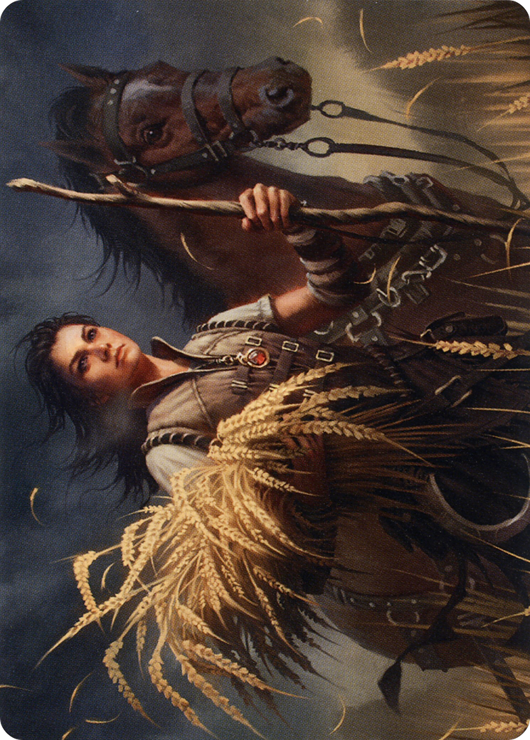 Ambitious Farmhand // Ambitious Farmhand (AMID-011) - Midnight Hunt Art Series (Borderless) - Premium MTG Single from Wizards of the Coast - Just $0! Shop now at Game Crave Tournament Store
