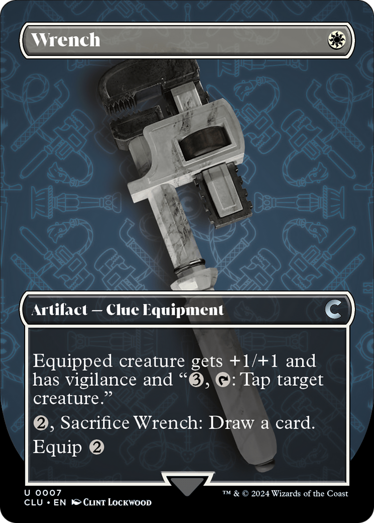 Wrench (CLU-007) - Ravnica: Clue Edition (Borderless) - Premium MTG Single from Wizards of the Coast - Just $0.25! Shop now at Game Crave Tournament Store