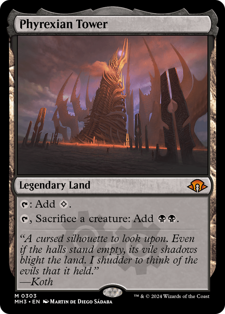 Phyrexian Tower (MH3-303) - Modern Horizons 3 Foil - Premium MTG Single from Wizards of the Coast - Just $15.02! Shop now at Game Crave Tournament Store