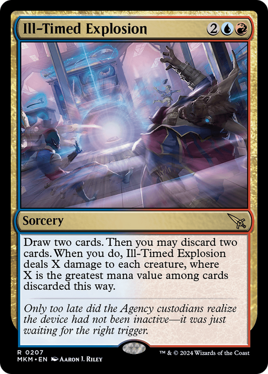 Ill-Timed Explosion (MKM-207) - Murders at Karlov Manor - Premium MTG Single from Wizards of the Coast - Just $0.25! Shop now at Game Crave Tournament Store