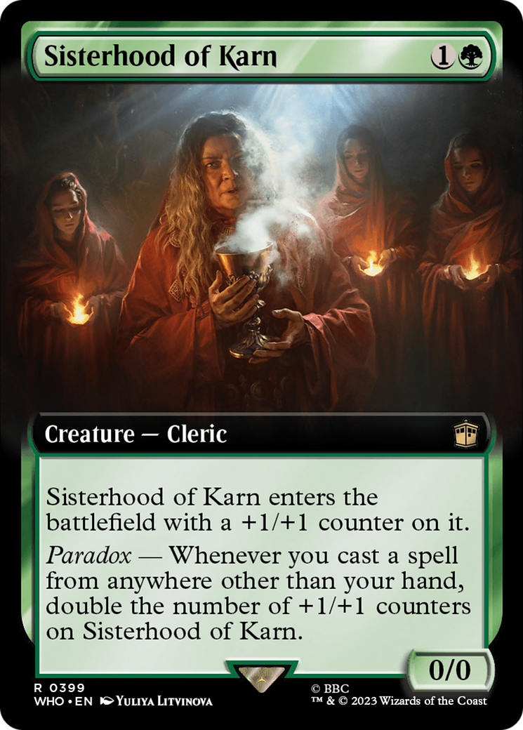 Sisterhood of Karn (WHO-399) - Doctor Who: (Extended Art) - Premium MTG Single from Wizards of the Coast - Just $0.25! Shop now at Game Crave Tournament Store