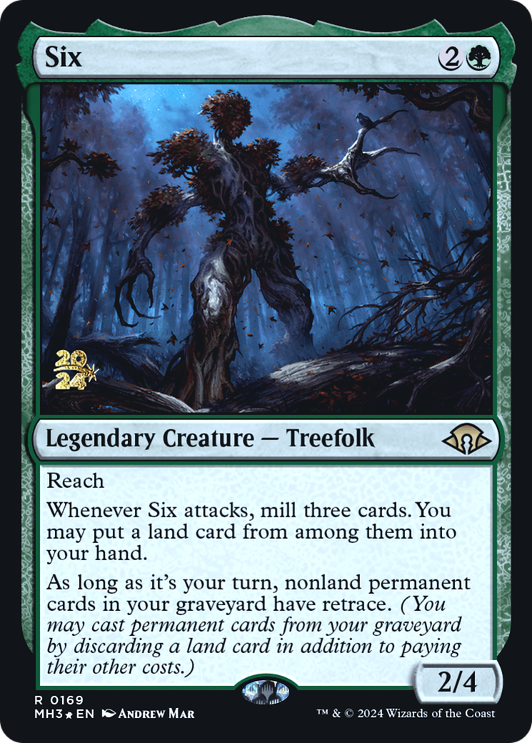Six (PMH3-169S) - Modern Horizons 3 Promos Foil - Premium MTG Single from Wizards of the Coast - Just $9.10! Shop now at Game Crave Tournament Store