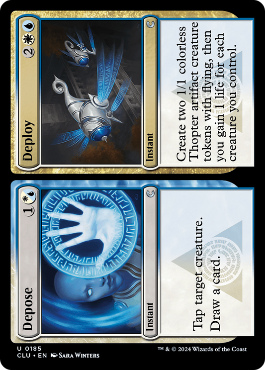 Depose // Deploy (CLU-185) - Ravnica: Clue Edition - Premium MTG Single from Wizards of the Coast - Just $0.26! Shop now at Game Crave Tournament Store