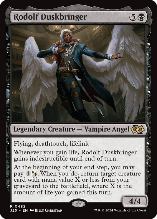 Rodolf Duskbringer (J25-482) - Foundations Jumpstart - Premium MTG Single from Wizards of the Coast - Just $4.17! Shop now at Game Crave Tournament Store