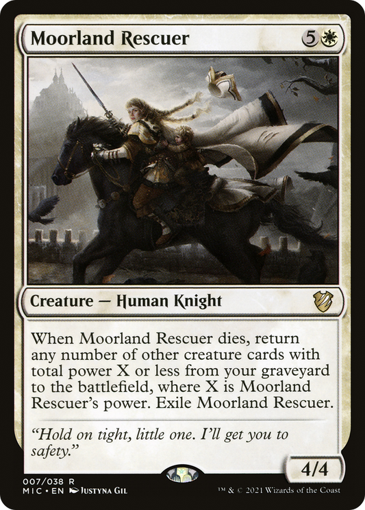 Moorland Rescuer (MIC-007) - Midnight Hunt Commander - Premium MTG Single from Wizards of the Coast - Just $0.25! Shop now at Game Crave Tournament Store