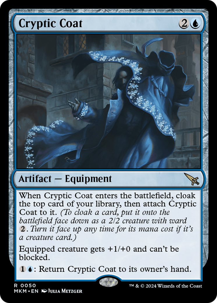 Cryptic Coat (MKM-050) - Murders at Karlov Manor Foil - Premium MTG Single from Wizards of the Coast - Just $0.25! Shop now at Game Crave Tournament Store