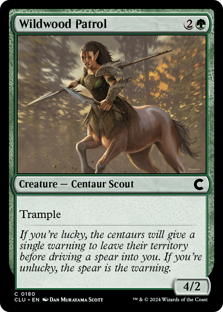 Wildwood Patrol (CLU-180) - Ravnica: Clue Edition - Premium MTG Single from Wizards of the Coast - Just $0.25! Shop now at Game Crave Tournament Store