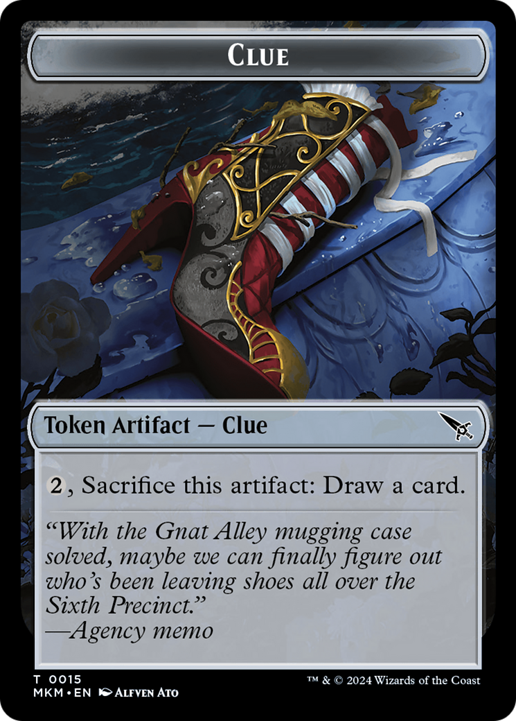 Clue (TMKM-015) - Murders at Karlov Manor Tokens - Premium MTG Single from Wizards of the Coast - Just $0! Shop now at Game Crave Tournament Store