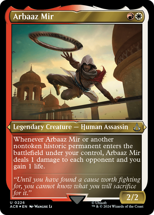 Arbaaz Mir (ACR-226) - Assassin's Creed Etched Foil - Premium MTG Single from Wizards of the Coast - Just $0.91! Shop now at Game Crave Tournament Store