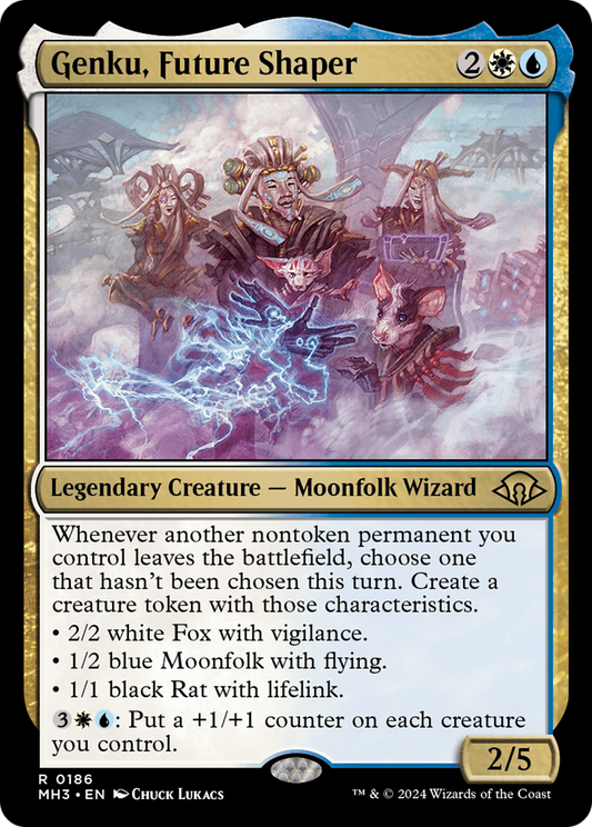 Genku, Future Shaper (MH3-186) - Modern Horizons 3 Foil - Premium MTG Single from Wizards of the Coast - Just $0.25! Shop now at Game Crave Tournament Store