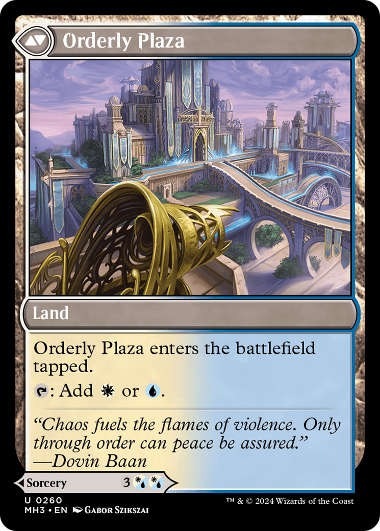 Suppression Ray // Orderly Plaza (MH3-260) - Modern Horizons 3 - Premium MTG Single from Wizards of the Coast - Just $0.25! Shop now at Game Crave Tournament Store