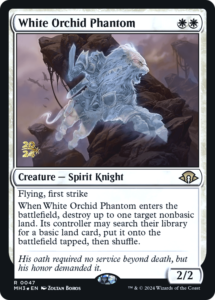 White Orchid Phantom (PMH3-47S) - Modern Horizons 3 Promos Foil - Premium MTG Single from Wizards of the Coast - Just $1.56! Shop now at Game Crave Tournament Store