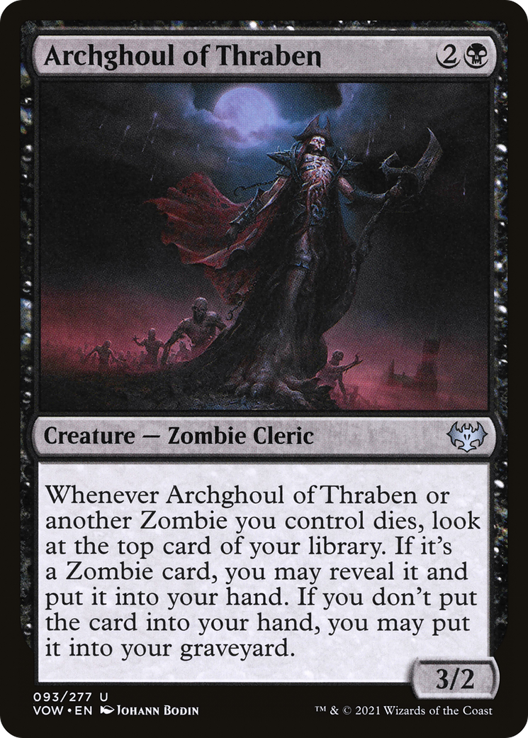 Archghoul of Thraben (VOW-093) - Innistrad: Crimson Vow Foil - Premium MTG Single from Wizards of the Coast - Just $0.23! Shop now at Game Crave Tournament Store