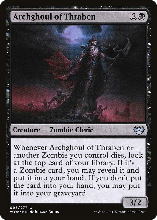 Archghoul of Thraben (VOW-093) - Innistrad: Crimson Vow - Premium MTG Single from Wizards of the Coast - Just $0.08! Shop now at Game Crave Tournament Store