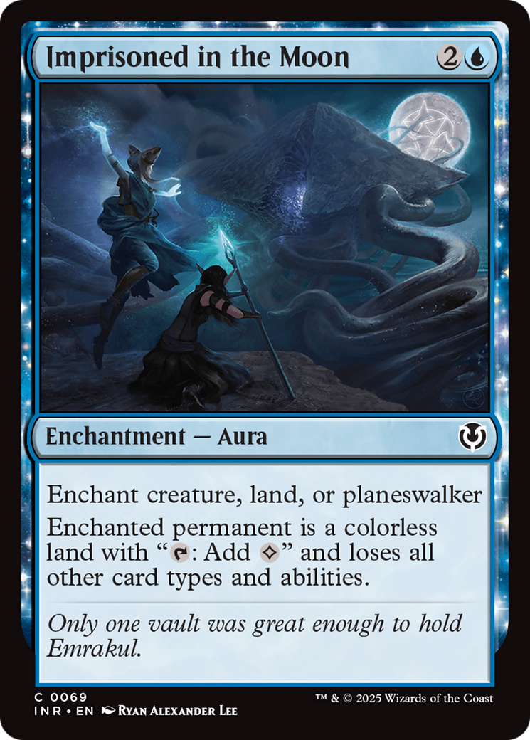Imprisoned in the Moon (-069) - Innistrad Remastered - Premium MTG Single from Wizards of the Coast - Just $0.25! Shop now at Game Crave Tournament Store