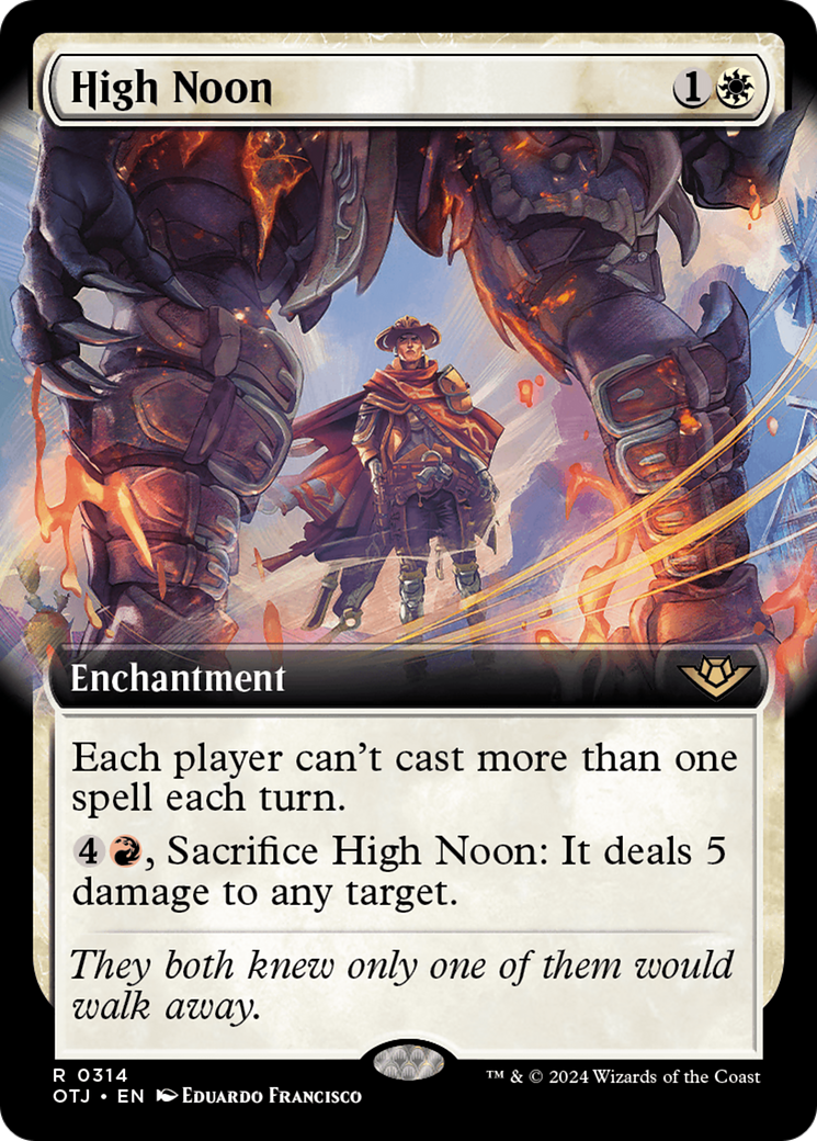 High Noon (OTJ-314) - Outlaws of Thunder Junction: (Extended Art) - Premium MTG Single from Wizards of the Coast - Just $4.89! Shop now at Game Crave Tournament Store