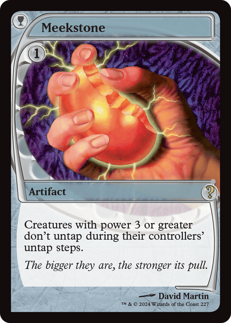 Meekstone (MB2-227) - Mystery Booster 2 Foil - Premium MTG Single from Wizards of the Coast - Just $19.69! Shop now at Game Crave Tournament Store