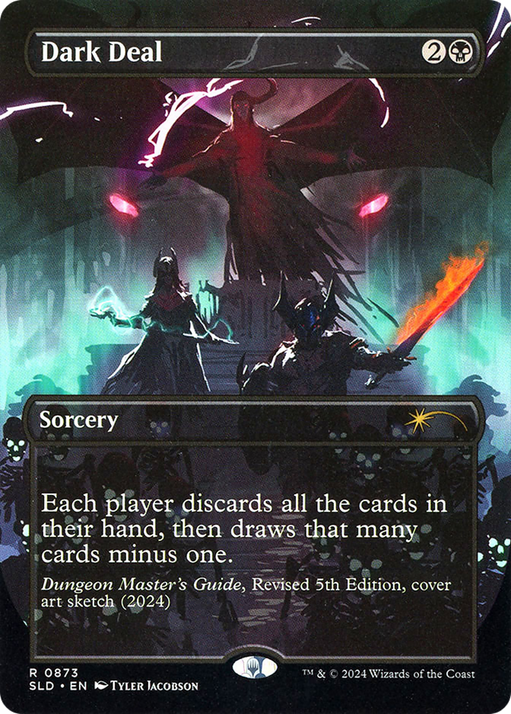 Dark Deal (SLD-873) - Secret Lair Drop (Borderless) - Premium MTG Single from Wizards of the Coast - Just $0! Shop now at Game Crave Tournament Store