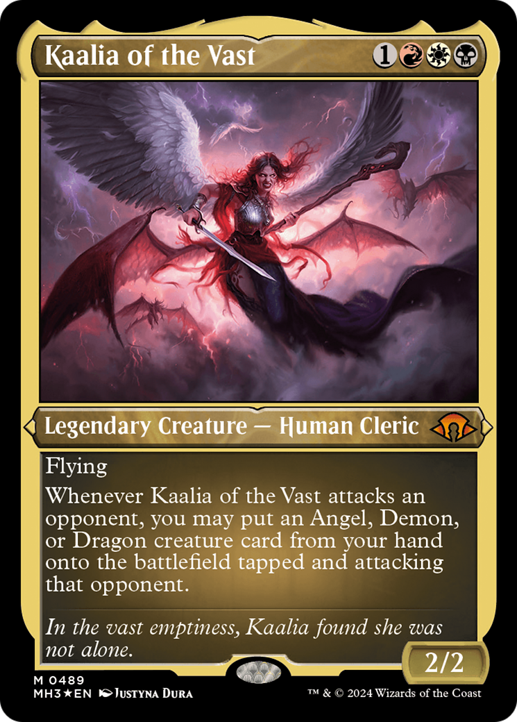 Kaalia of the Vast (MH3-489) - Modern Horizons 3 Etched Foil - Premium MTG Single from Wizards of the Coast - Just $6.59! Shop now at Game Crave Tournament Store