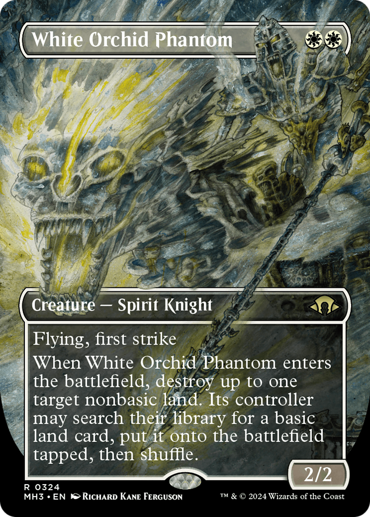 White Orchid Phantom (MH3-324) - Modern Horizons 3 (Borderless) Foil - Premium MTG Single from Wizards of the Coast - Just $7.67! Shop now at Game Crave Tournament Store