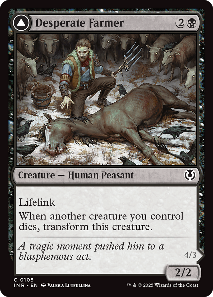 Desperate Farmer (-105) - Innistrad Remastered - Premium MTG Single from Wizards of the Coast - Just $0.25! Shop now at Game Crave Tournament Store