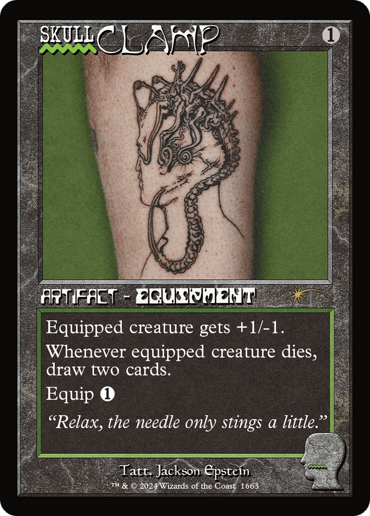 Skullclamp (SLD-1663) - Secret Lair Drop Foil - Premium MTG Single from Wizards of the Coast - Just $0! Shop now at Game Crave Tournament Store