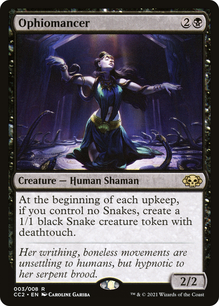 Ophiomancer (CC2-003) - Commander Collection: Black Foil - Premium MTG Single from Wizards of the Coast - Just $1.79! Shop now at Game Crave Tournament Store